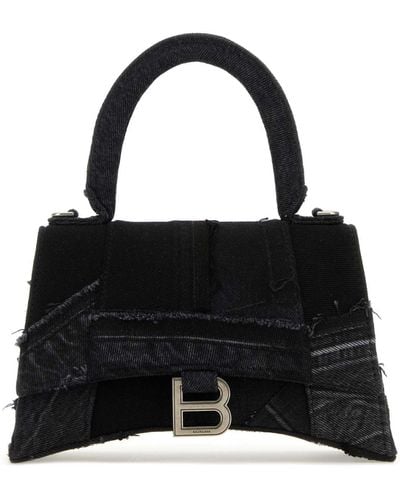 Balenciaga Hourglass Small Handbag - Black