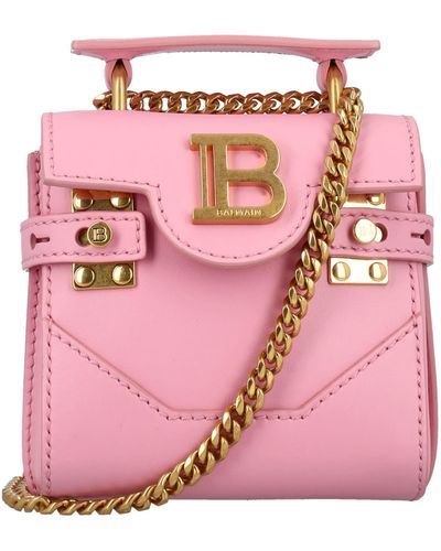 Balmain Mini B-buzz Handbag - Pink