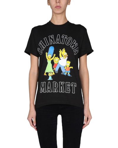 Market Simpson Family T-Shirt - Black