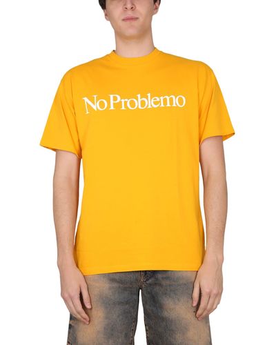 Aries T-Shirt No Problemo - Yellow