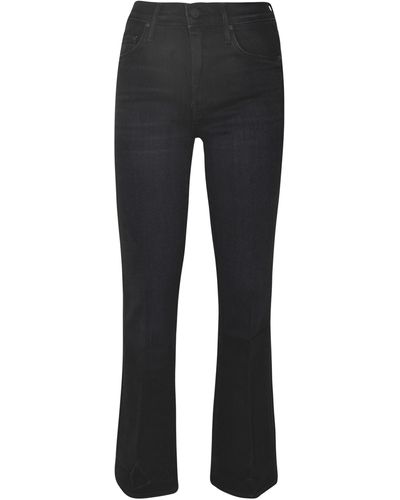 Mother Skinny Fit Buttoned Jeans - Black