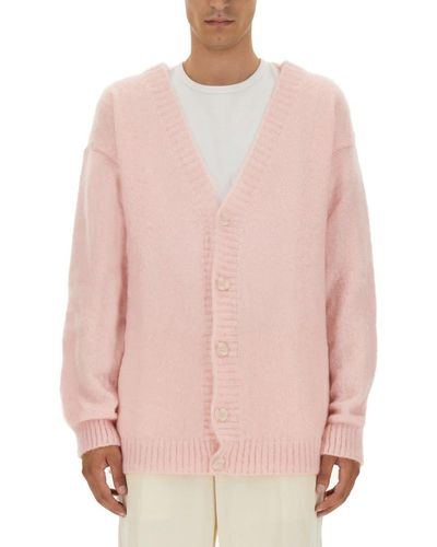 FAMILY FIRST Mohair Cardigan - Pink