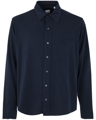 Aspesi Cotton Shirt: Mod Ay34 - Blue