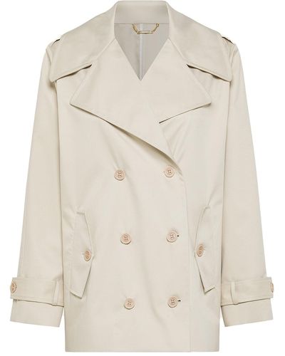 Seventy Double-Breasted Trench Coat - White
