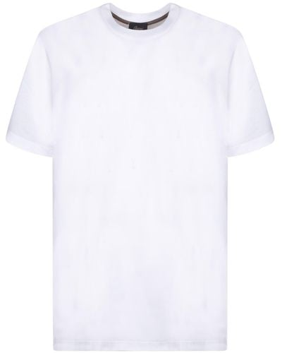 Brioni Golf Logo Polo Shirt - White