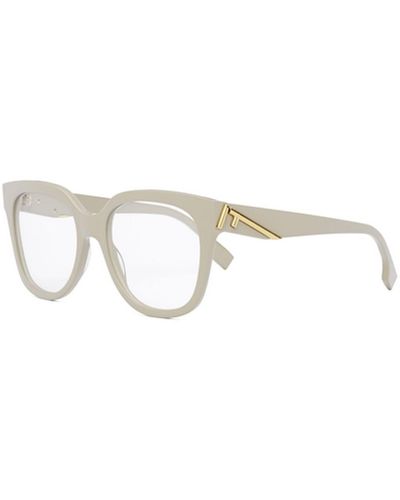 Fendi Fe50064I 025 Glasses - White