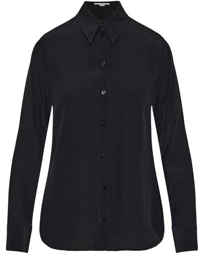 Stella McCartney Long-sleeved Button-up Shirt - Blue