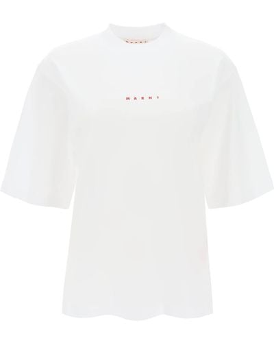 Marni Organic Cotton T Shirt - White