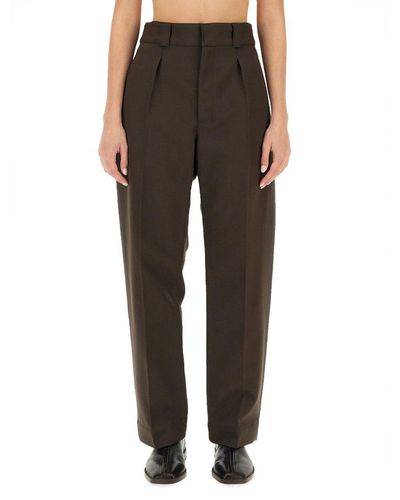 Lemaire Carrot Fit Trousers - Black