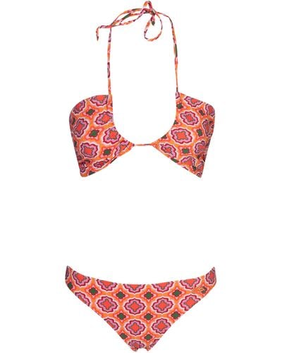 Etro Printed Two-Piece Swimsuit - Red
