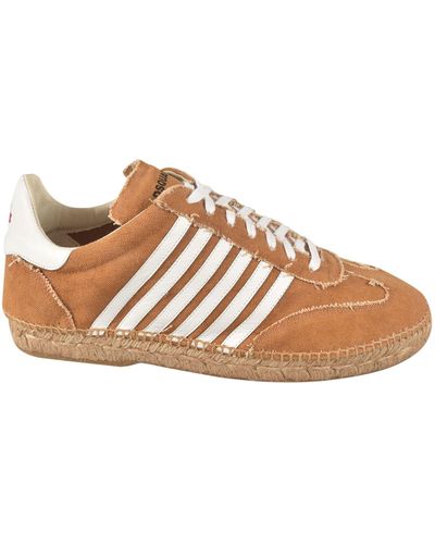 DSquared² Hola Lace-Up Espadrillas - Brown