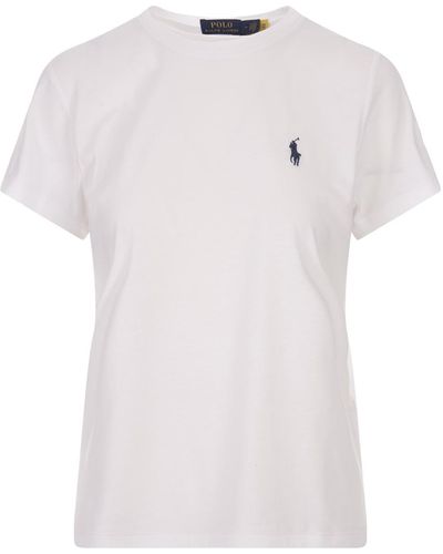 Ralph Lauren T-shirt With Contrasting Pony - White