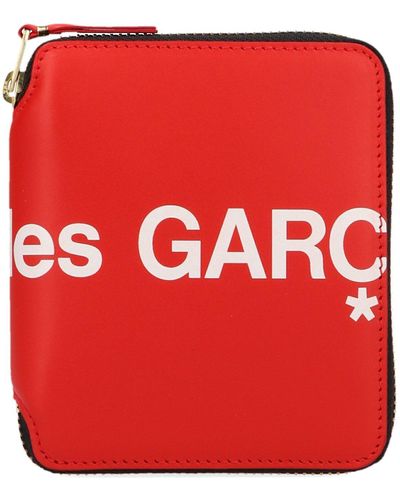 Comme des Garçons 'huge Logo' Wallet - Red