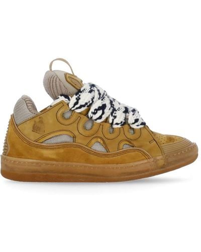 Lanvin Curb Trainers - Natural