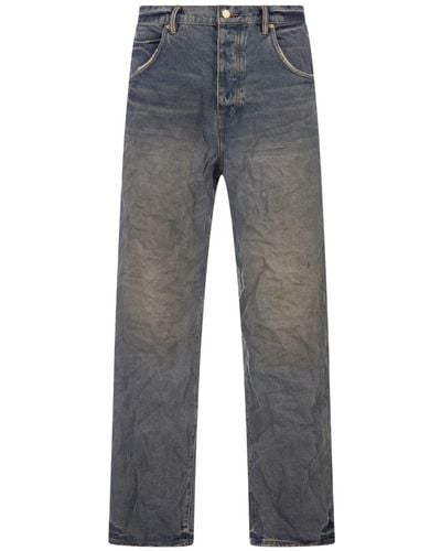 Purple Brand P018 Relaxed Vintage Dirty Jeans - Grey