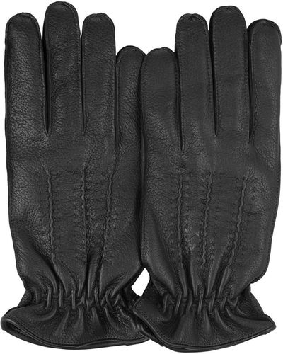 Orciani Drummed Gloves - Black
