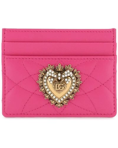 Dolce & Gabbana 'devotion' Cardholder - Pink