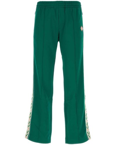 Casablancabrand Emerald Polyester Blend Sweatpants - Green