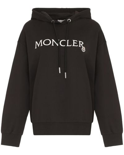 Moncler Cotton Hoodie - Black