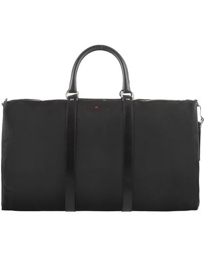 Kiton Travel Bag With Logo - Black