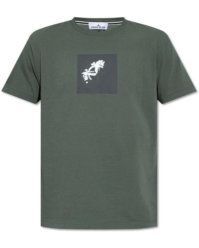 Stone Island T-Shirts & Tops - Green