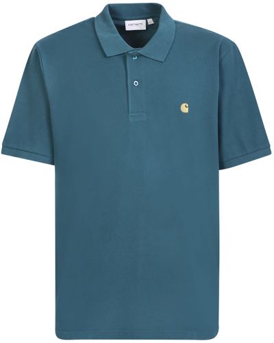 Carhartt Chase Polo Shirt Octanium - Blue