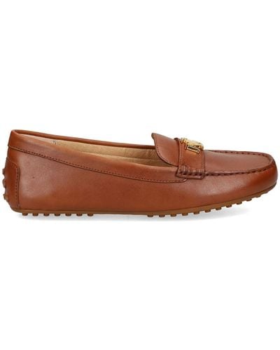 Ralph Lauren Flat Shoes - Brown