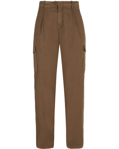 Herno Cotton Cargo-Trousers - Brown