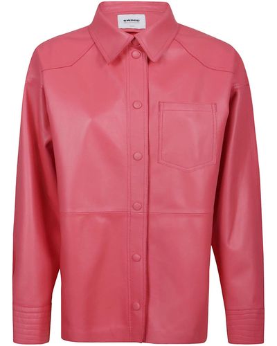 S.w.o.r.d 6.6.44 Leather Jacket - Pink