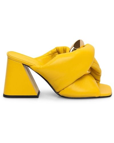 JW Anderson Twisted Sandal - Yellow