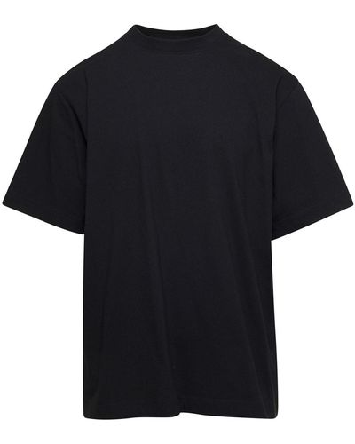Burberry Crewneck T-Shirt With Pear Print - Black