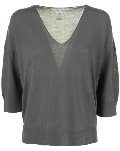 Kangra T-Shirt With 3/4 Sleeves - Grey
