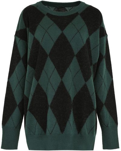 Aspesi Argyle Sweater - Green