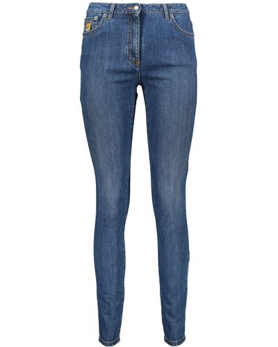 Moschino 5-Pocket Skinny Jeans - Blue