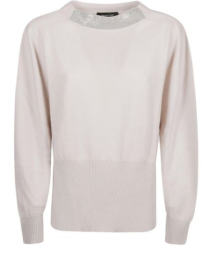 Fabiana Filippi Side Slits Sweater - White
