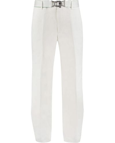 Bottega Veneta Cotton Pants - White