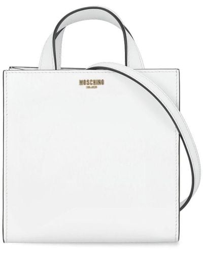 Moschino Leather Shoulder Bag - Metallic