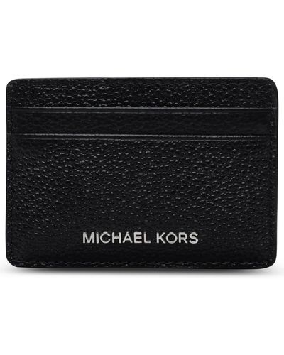 MICHAEL Michael Kors Black Leather Jet Set Cardholder