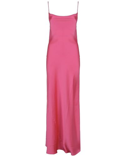 ANDAMANE Dress With Slit - Pink