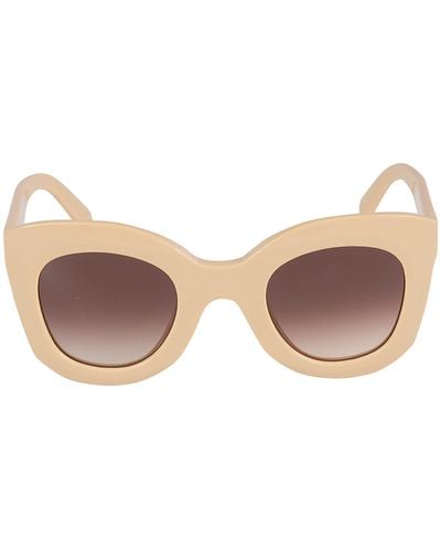 Celine Cat-Eye Thick Sunglasses - Pink