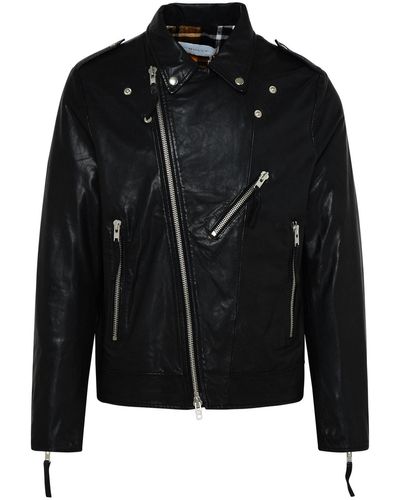 Bully Genuine Leather Jacket - Black