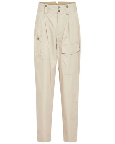 Dolce & Gabbana Cotton Trousers - Natural