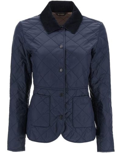 Barbour Deveron Polarquilt Jacket - Blue