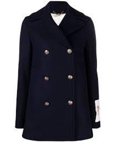 Golden Goose Double-breasted Coat - Blue