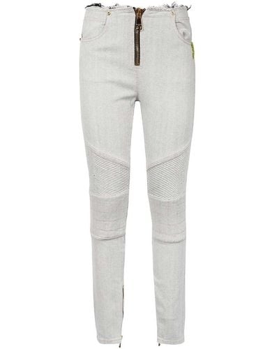 Balmain 5-Pocket Jeans - Gray