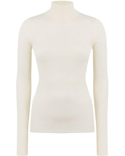 Bottega Veneta Wool Turtleneck Sweater - White