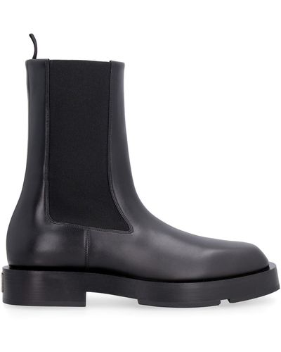 Givenchy Leather Chelsea Boots - Black