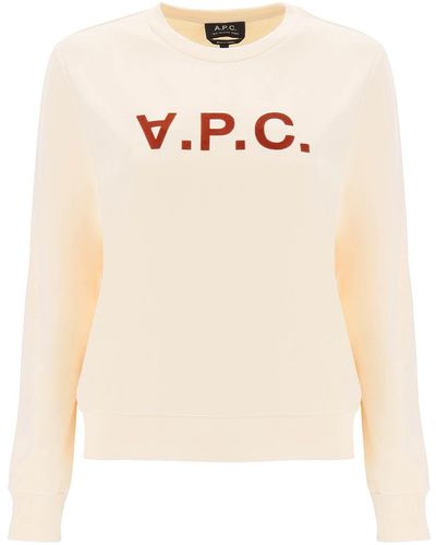 A.P.C. Sweatshirt Logo - Natural