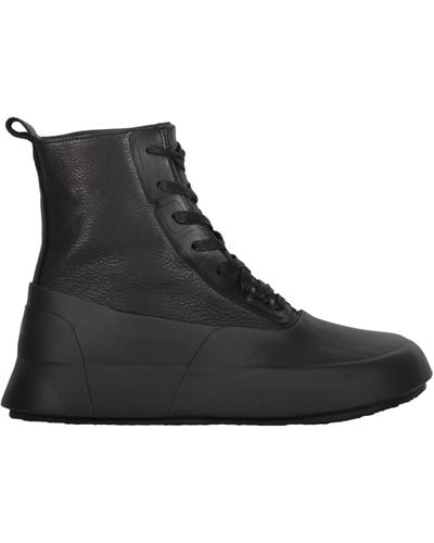 Ambush Leather High-Top Sneakers - Black