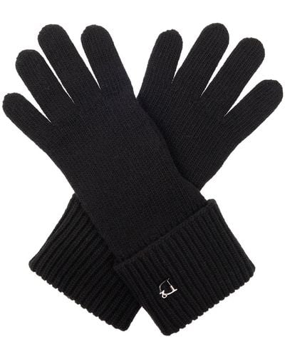 DSquared² Gloves With Logo - Black